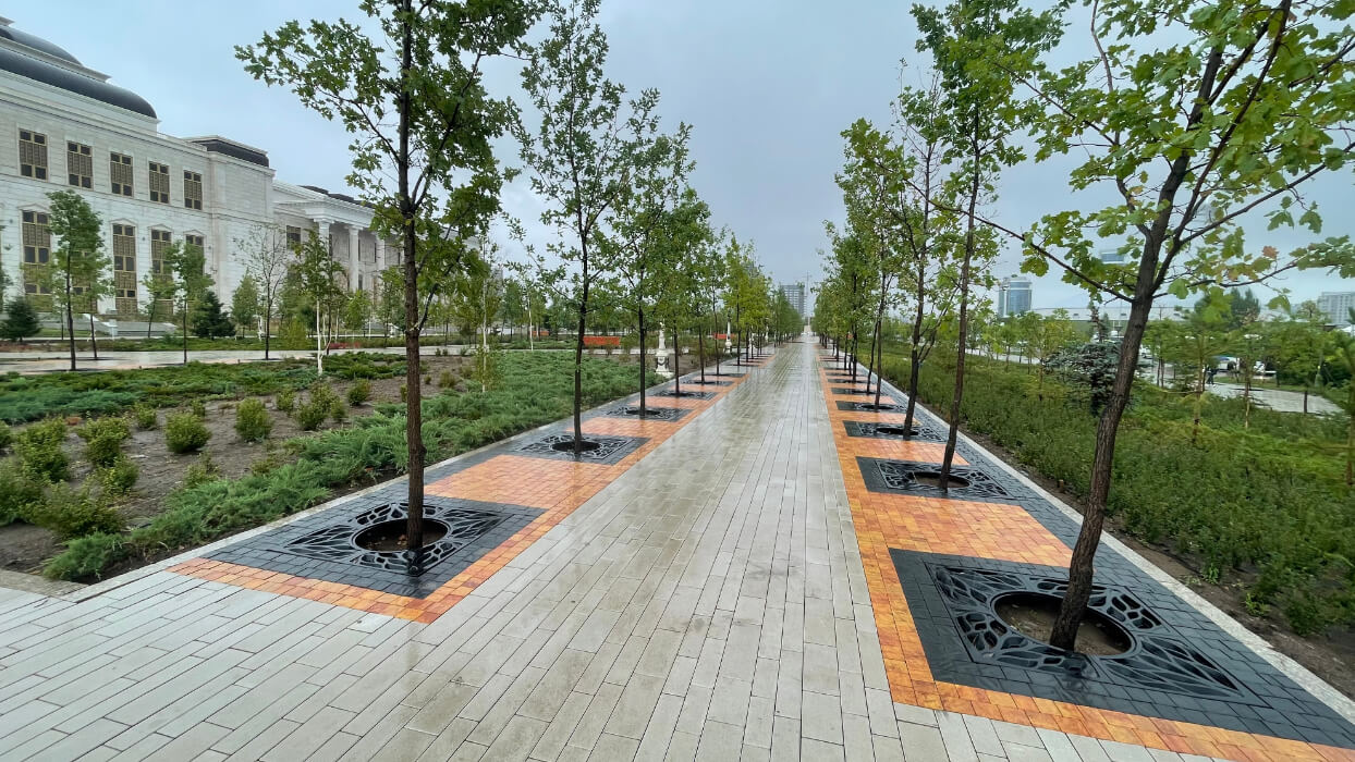 Приствольная решетка для дерева ZKING CRUST 1.2х1.2м Черная в Великом Новгороде фото