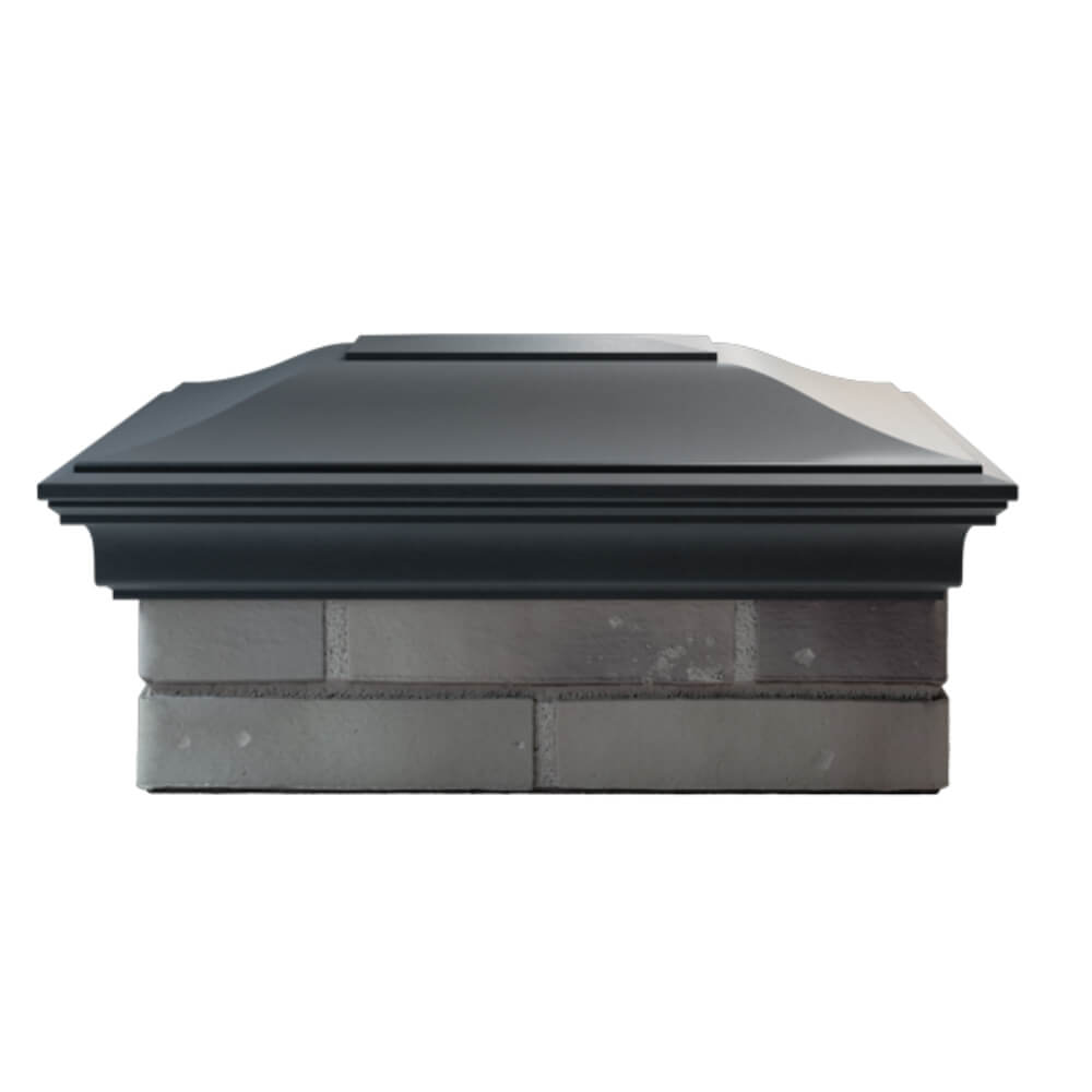 Колпак Zking Монблан Серый на столб 2х1.5 кирпича (515х385мм) в Великом Новгороде фото