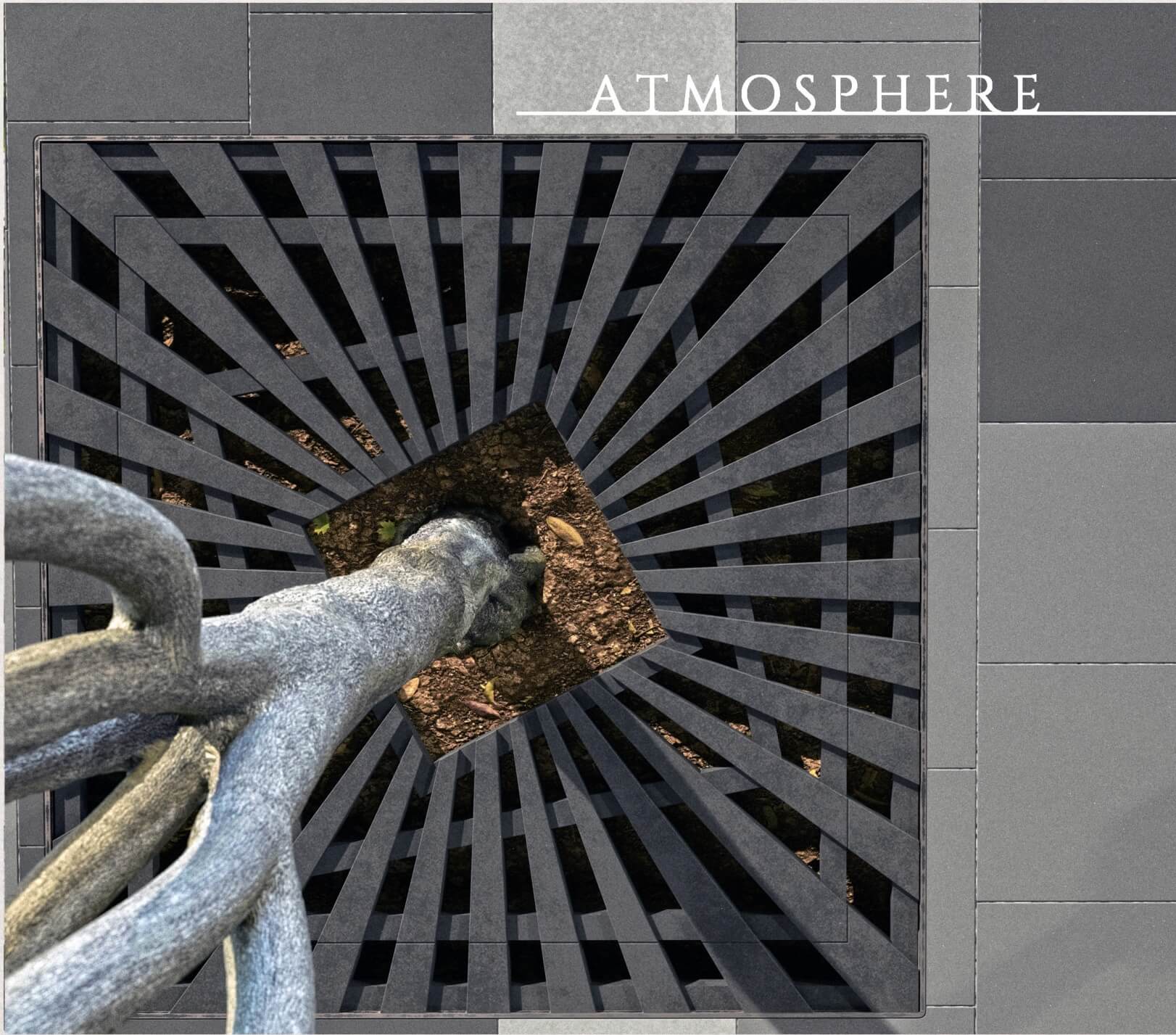 Приствольная решетка для дерева ZKING ATMOSPHERE 1.2х1.2м Черная в Великом Новгороде фото