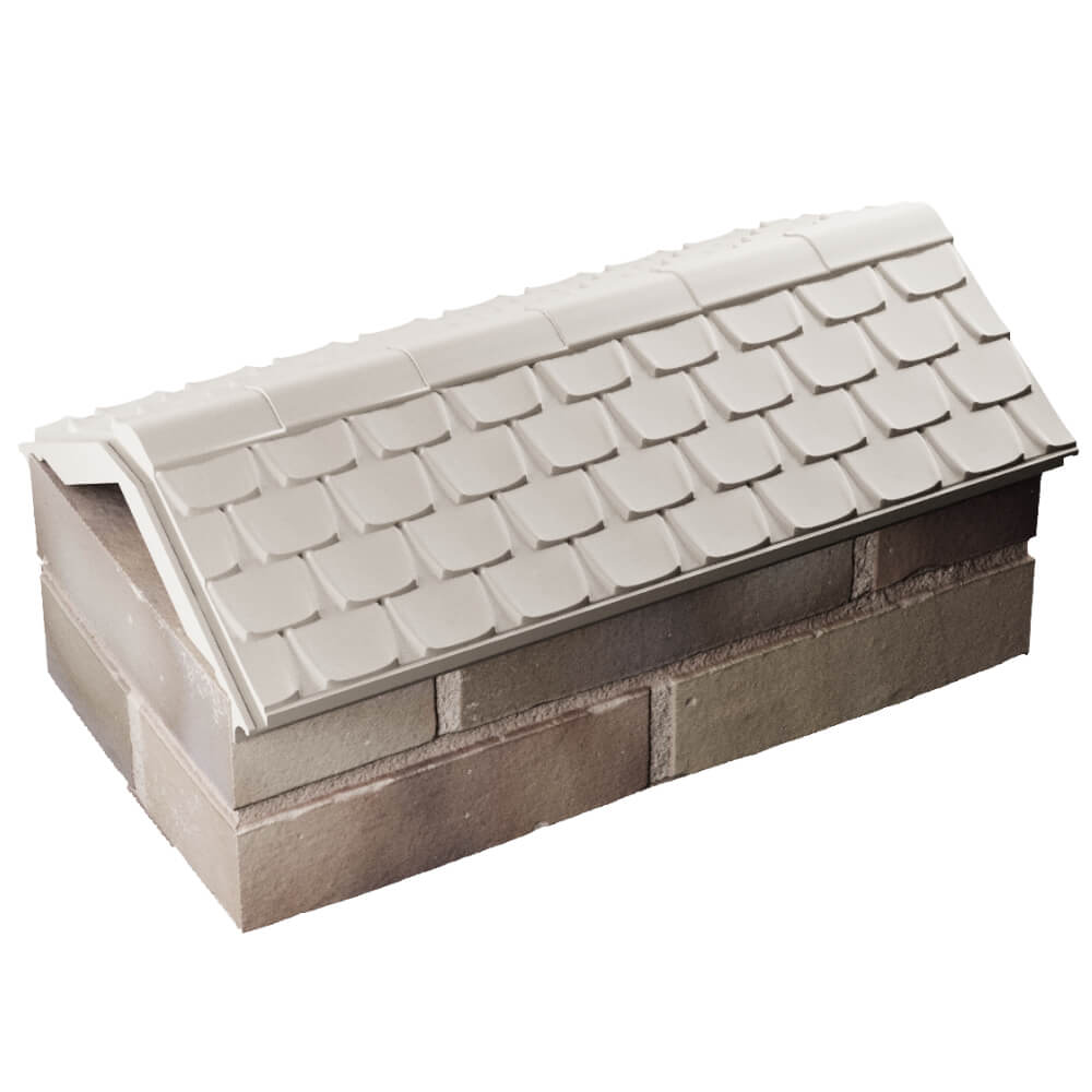 Парапет Zking Эльбрус Бежевый с посадкой на 1 кирпич (255мм) в Великом Новгороде фото