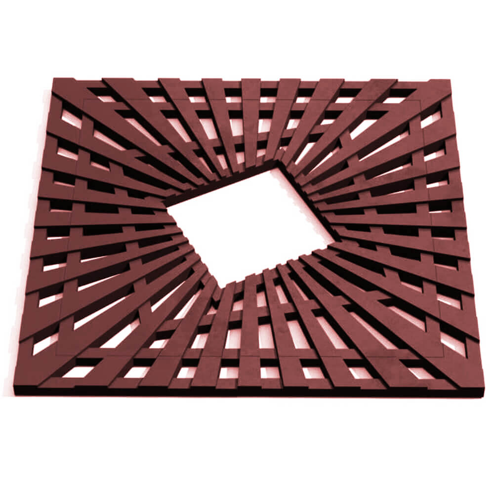 Приствольная решетка для дерева ZKING ATMOSPHERE 1.2х1.2м Коричневая Великий Новгород фото