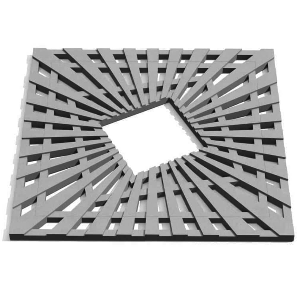 Приствольная решетка для дерева ZKING ATMOSPHERE 1.2х1.2м Серая Великий Новгород фото