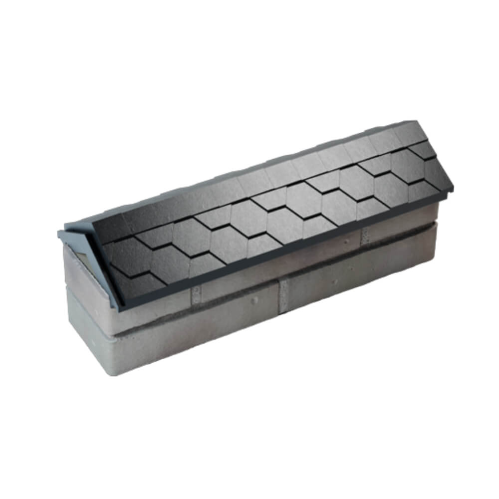 Парапет Zking Эверест Черный с посадкой на 0.5 кирпича (130мм) в Великом Новгороде фото