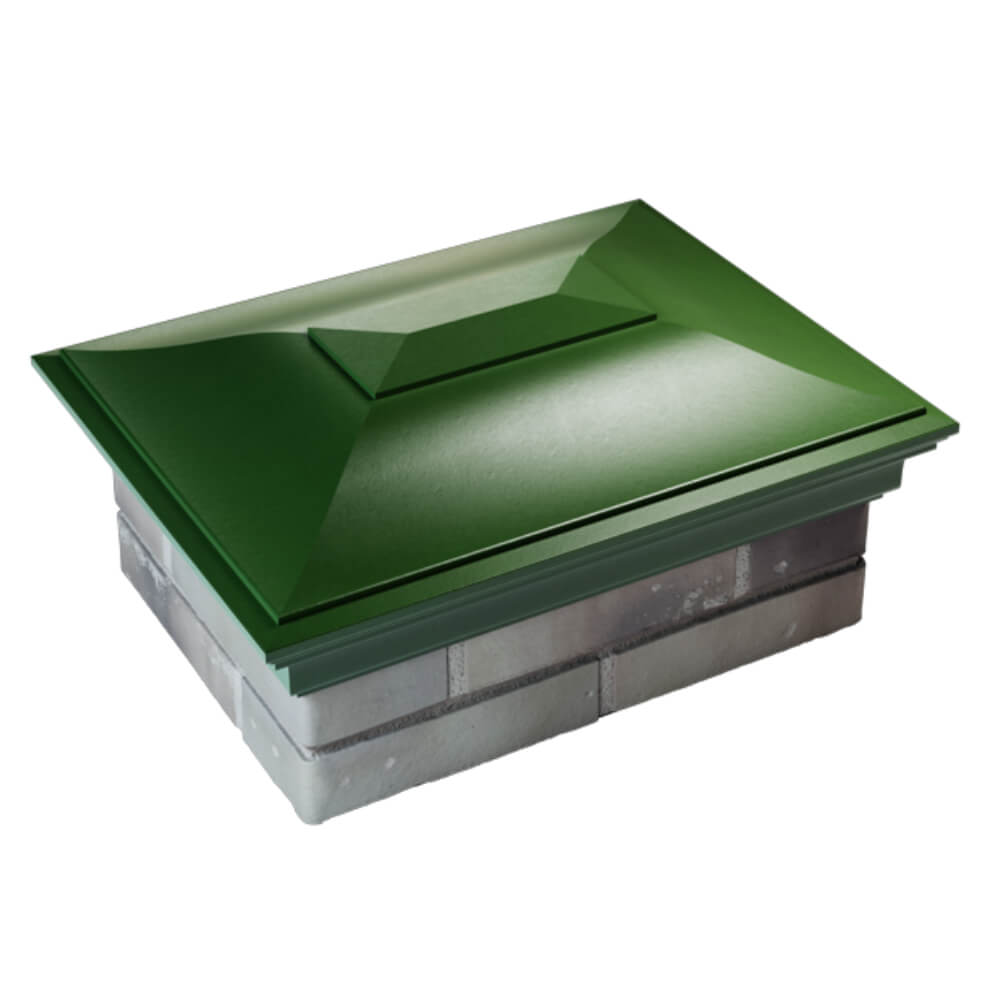 Колпак Zking Монблан Зеленый на столб 2х1.5 кирпича (515х385мм) Великий Новгород фото