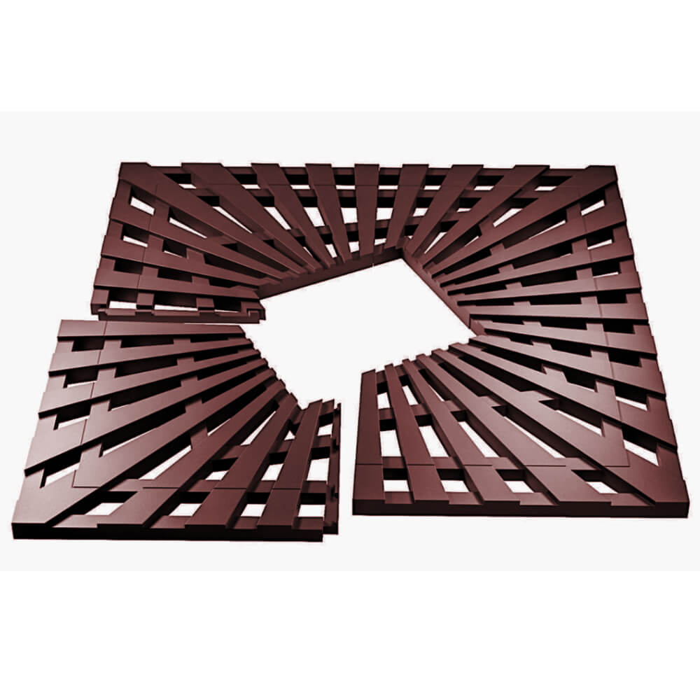 Приствольная решетка для дерева ZKING ATMOSPHERE 1.2х1.2м Коричневая в Великом Новгороде фото