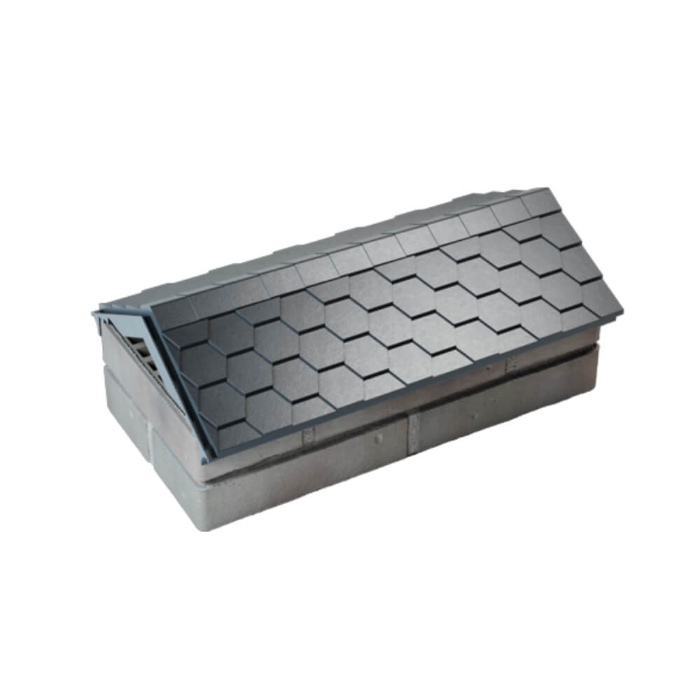 Парапет Zking Эверест Серый с посадкой на 1 кирпич (200/225/255мм) в Великом Новгороде фото