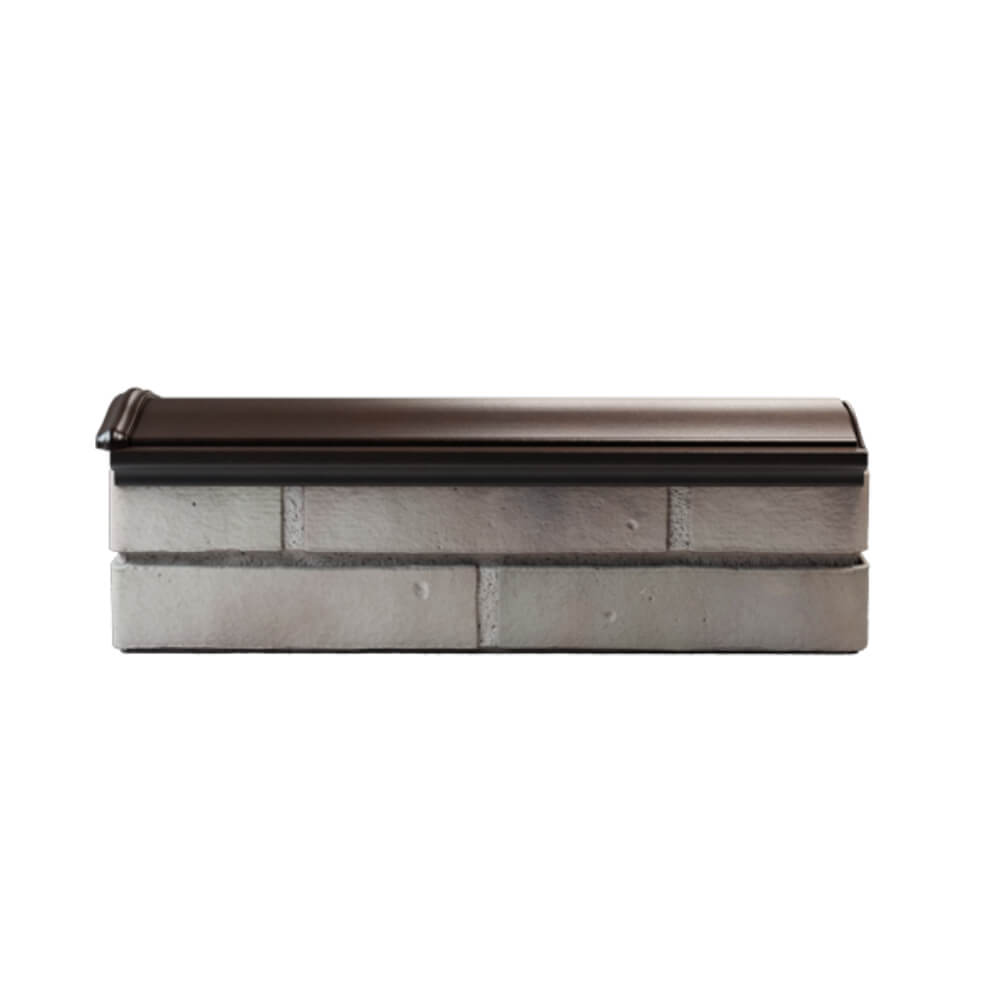 Парапет Zking Монблан Коричневый посадка на 0.5 кирпича (130мм) в Великом Новгороде фото