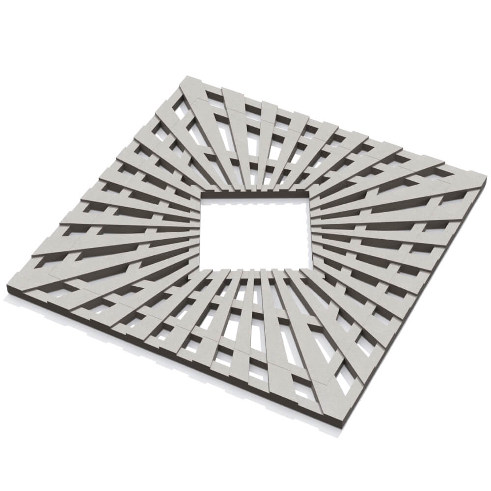 Приствольная решетка для дерева ZKING ATMOSPHERE 1.2х1.2м Бежевая в Великом Новгороде фото