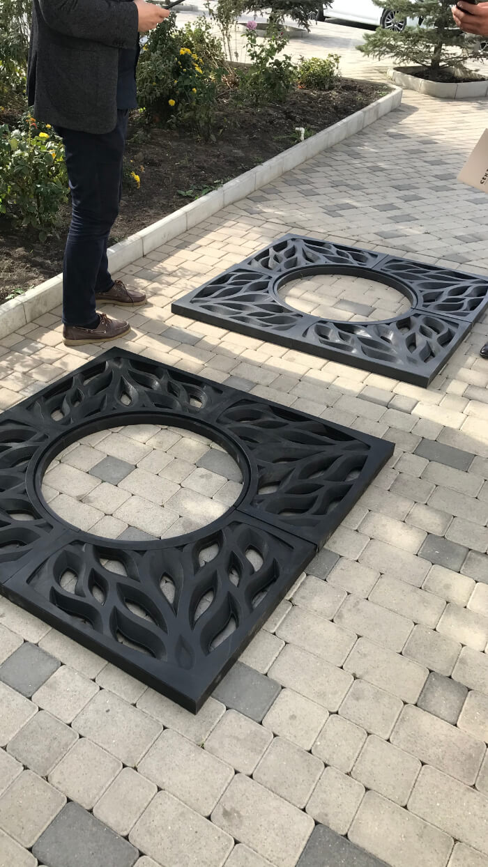 Приствольная решетка для дерева ZKING CRUST 1.2х1.2м Черная в Великом Новгороде фото