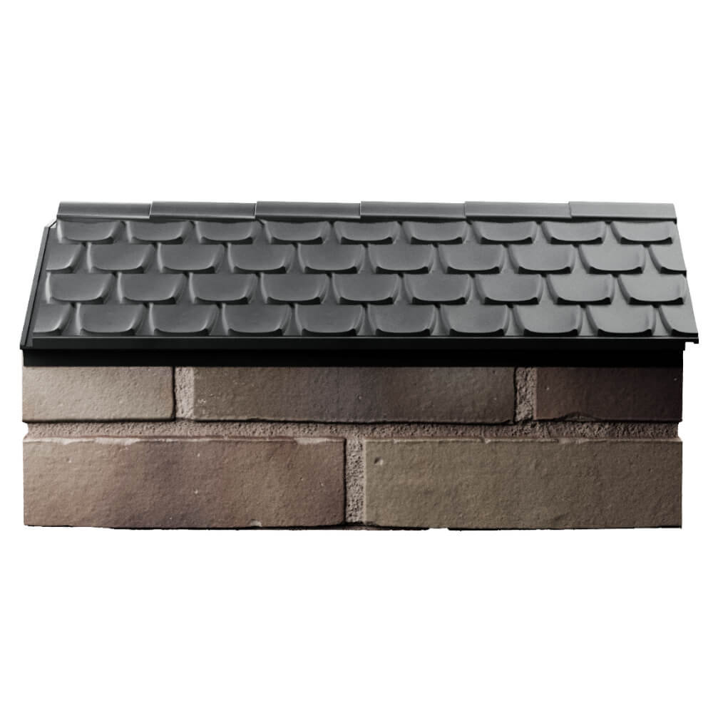 Парапет Zking Эльбрус Серый с посадкой на 1 кирпич (255мм) в Великом Новгороде фото