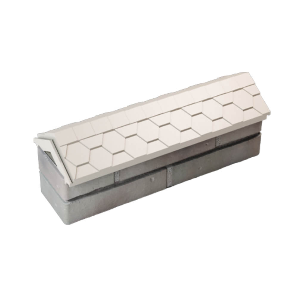 Парапет Zking Эверест Бежевый с посадкой на 0.5 кирпича (130мм) в Великом Новгороде фото