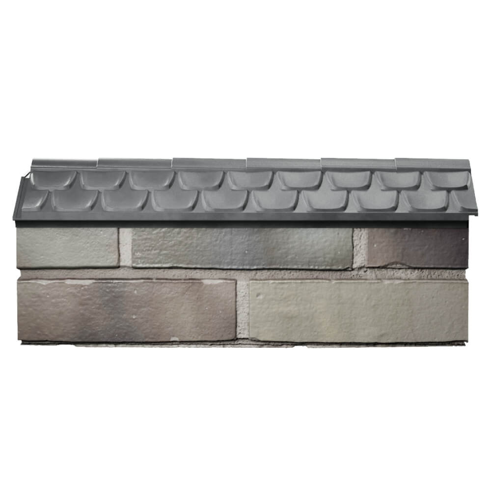 Парапет Zking Эльбрус Серый с посадкой на 0.5 кирпича (130мм) в Великом Новгороде фото
