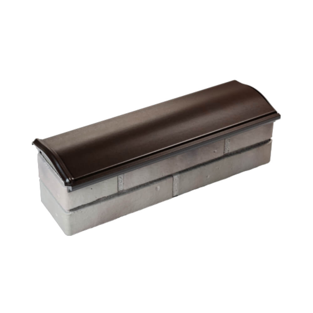 Парапет Zking Монблан Коричневый посадка на 0.5 кирпича (130мм) в Великом Новгороде фото