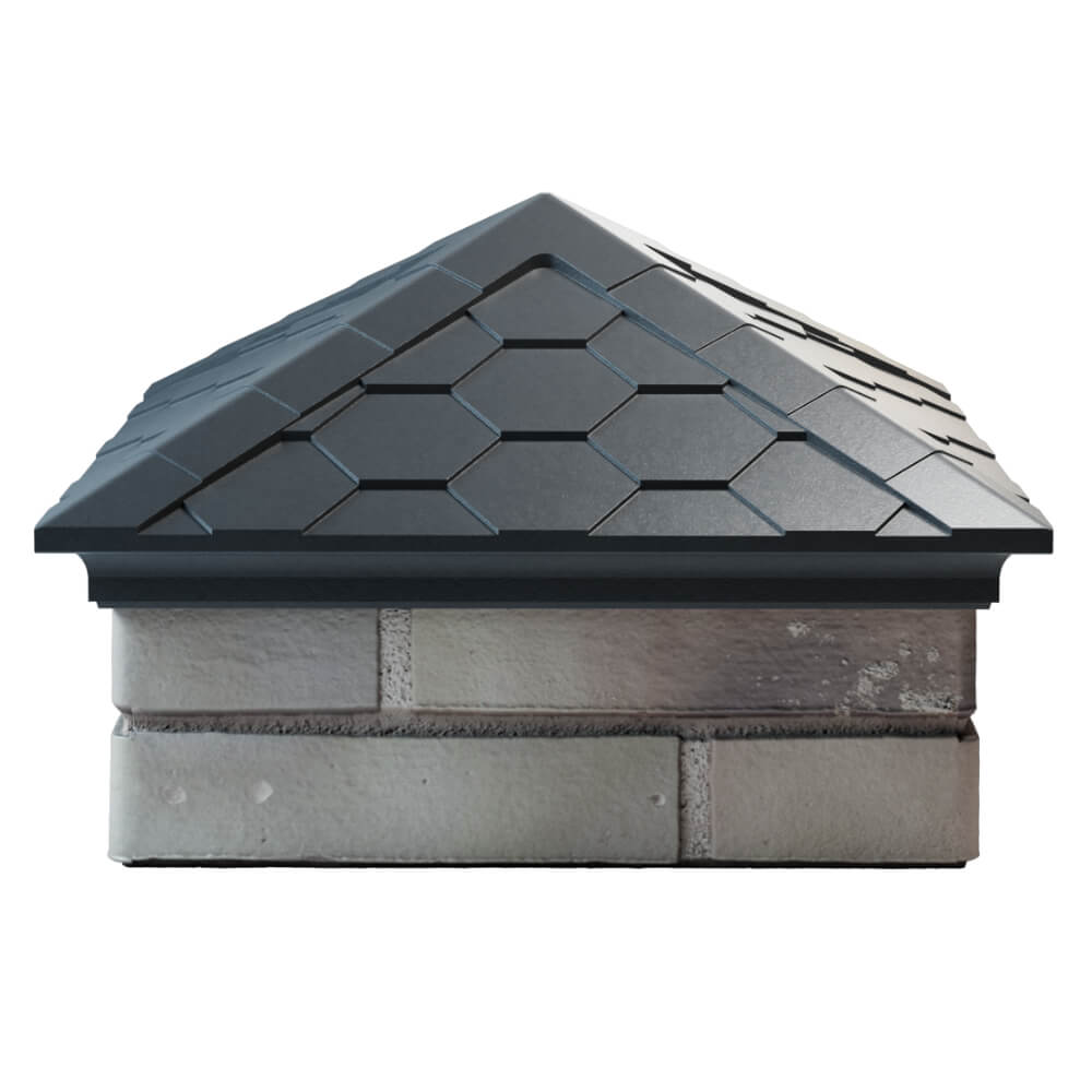 Колпак Zking Эверест Серый на столб 1.5х1.5 кирпича (390х390мм) Великий Новгород фото