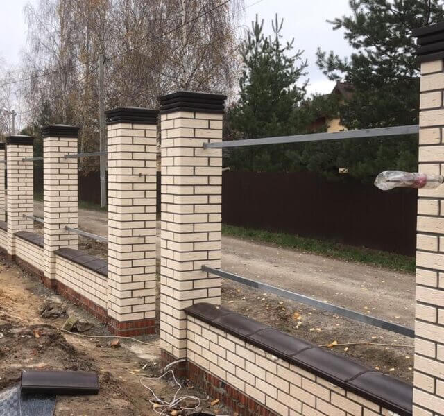 Колпак Zking Бона ХайТек Коричневый на столб 1.5х1.5 кирпича (385х385мм) в Великом Новгороде фото