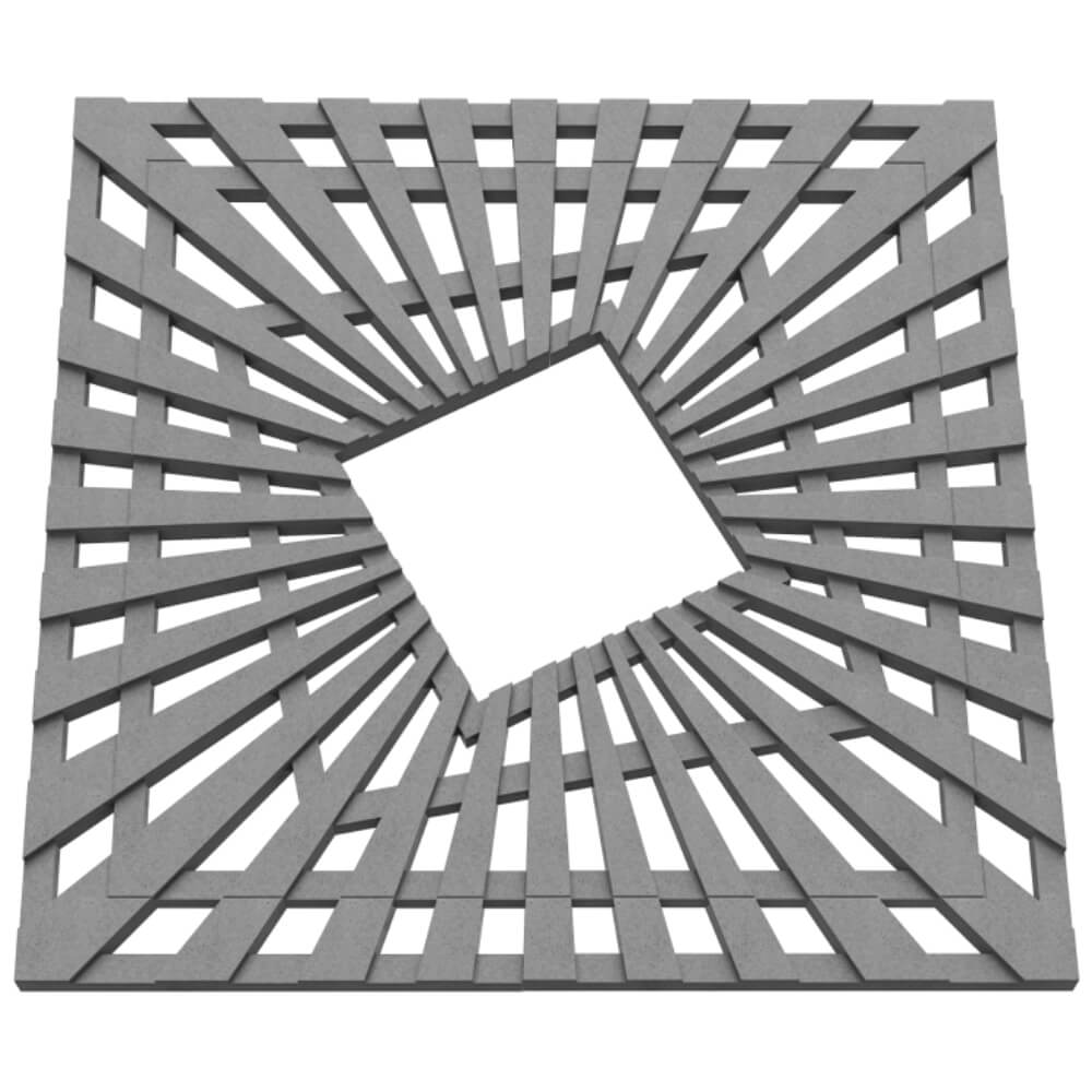 Приствольная решетка для дерева ZKING ATMOSPHERE 1.2х1.2м Серая в Великом Новгороде фото