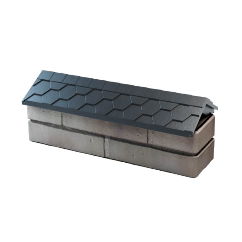 Парапет Zking Эверест Серый с посадкой на 0.5 кирпича (130мм) в Великом Новгороде фото