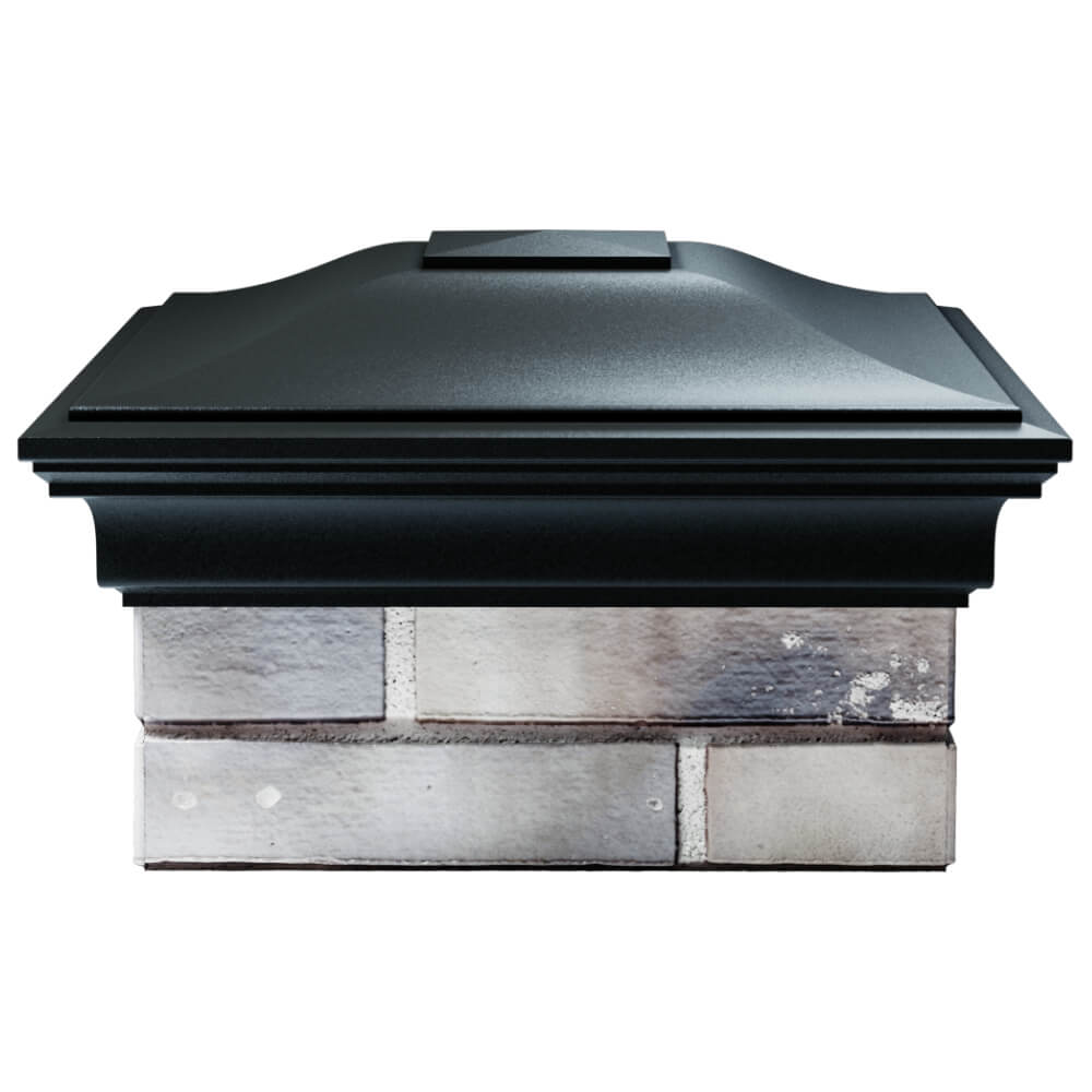 Колпак Zking Монблан Черный на столб 1.5х1.5 кирпича (385х385мм) Великий Новгород фото