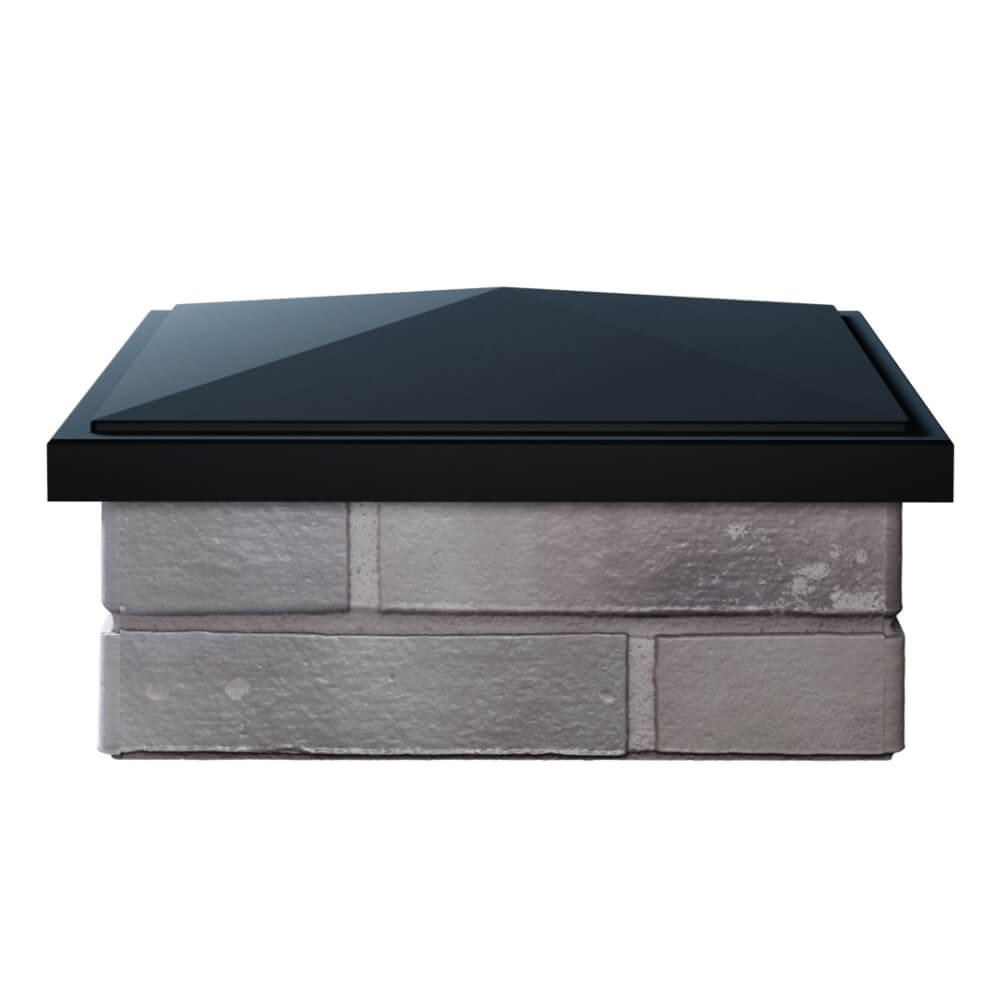 Колпак Zking БонаМоно Черный на столб 1.5х1.5 кирпича (385х385, 400х400мм) Великий Новгород фото