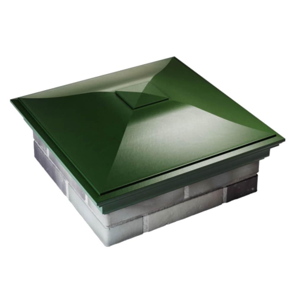 Колпак Zking Монблан Зеленый на столб 2х2 кирпича (515х515мм) Великий Новгород фото