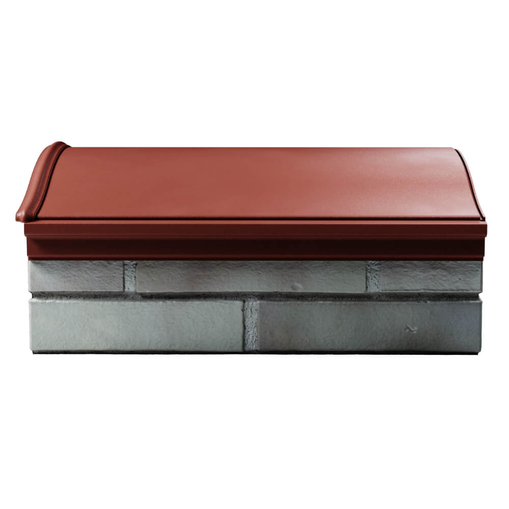 Парапет Zking Монблан Красный посадка на 1.5 кирпича (355/385мм) в Великом Новгороде фото