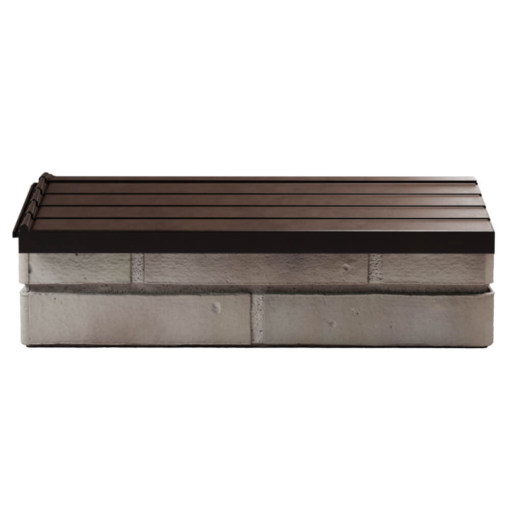 Парапет Zking Бона ХайТек Коричневый с посадкой на 1 кирпич (200/225/255мм) в Великом Новгороде фото