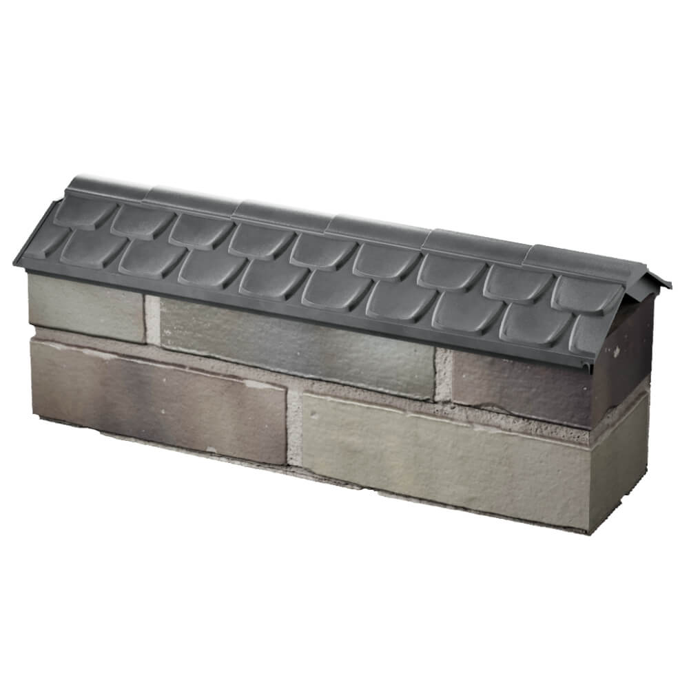 Парапет Zking Эльбрус Серый с посадкой на 0.5 кирпича (130мм) в Великом Новгороде фото