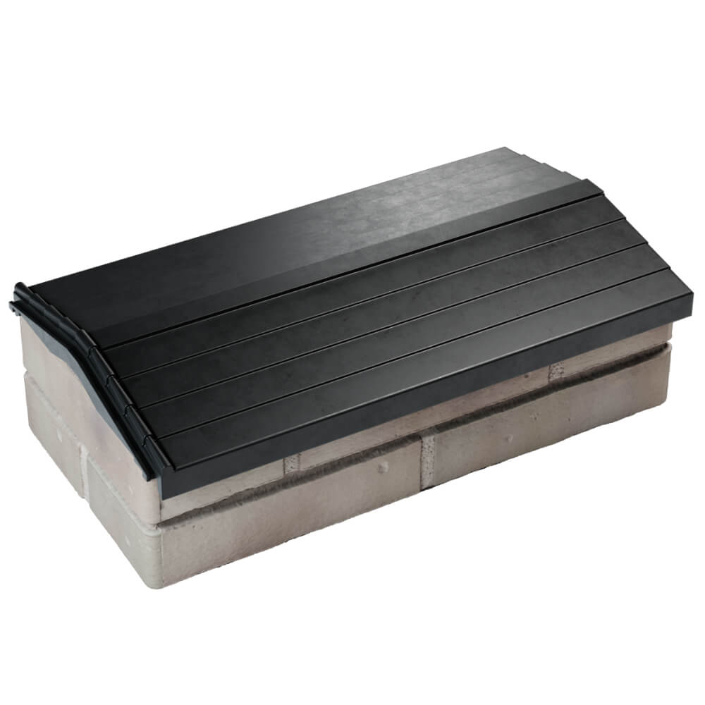 Парапет Zking Бона ХайТек Черный с посадкой на 1 кирпич (200/225/255мм) в Великом Новгороде фото