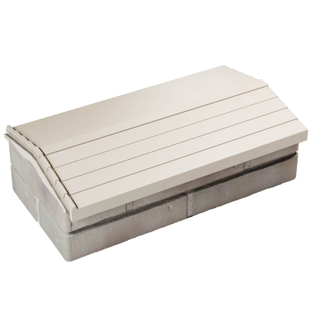 Парапет Zking Бона ХайТек Бежевый с посадкой на 1 кирпич (200/225/255мм) в Великом Новгороде фото