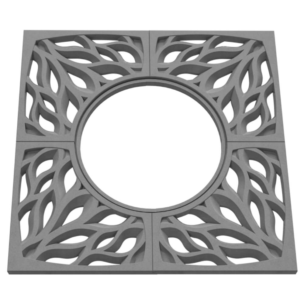 Приствольная решетка для дерева ZKING CRUST 1.2х1.2м Серая в Великом Новгороде фото