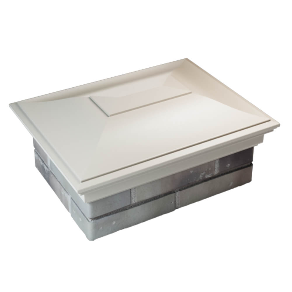 Колпак Zking Монблан Бежевый на столб 2х1.5 кирпича (515х385мм) Великий Новгород фото