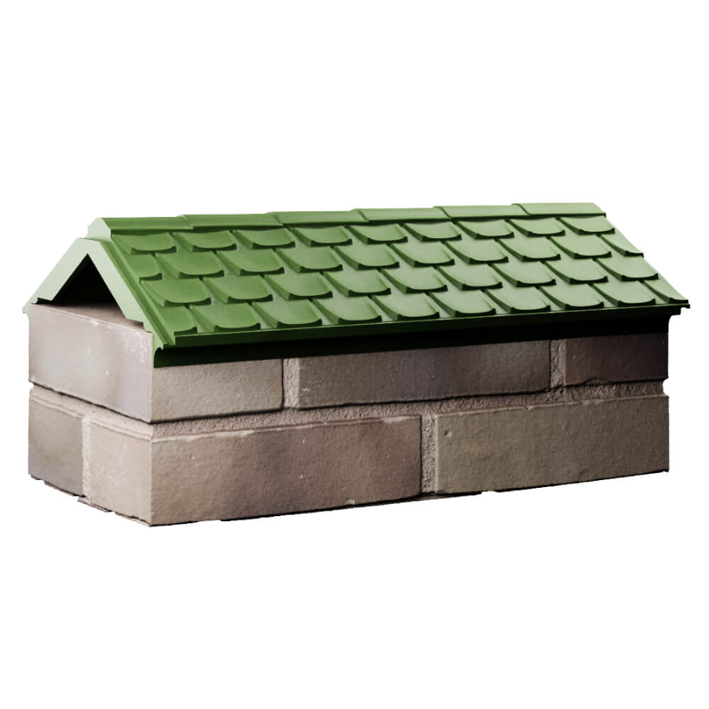 Парапет Zking Эльбрус Зеленый с посадкой на 1 кирпич (255мм) Великий Новгород фото