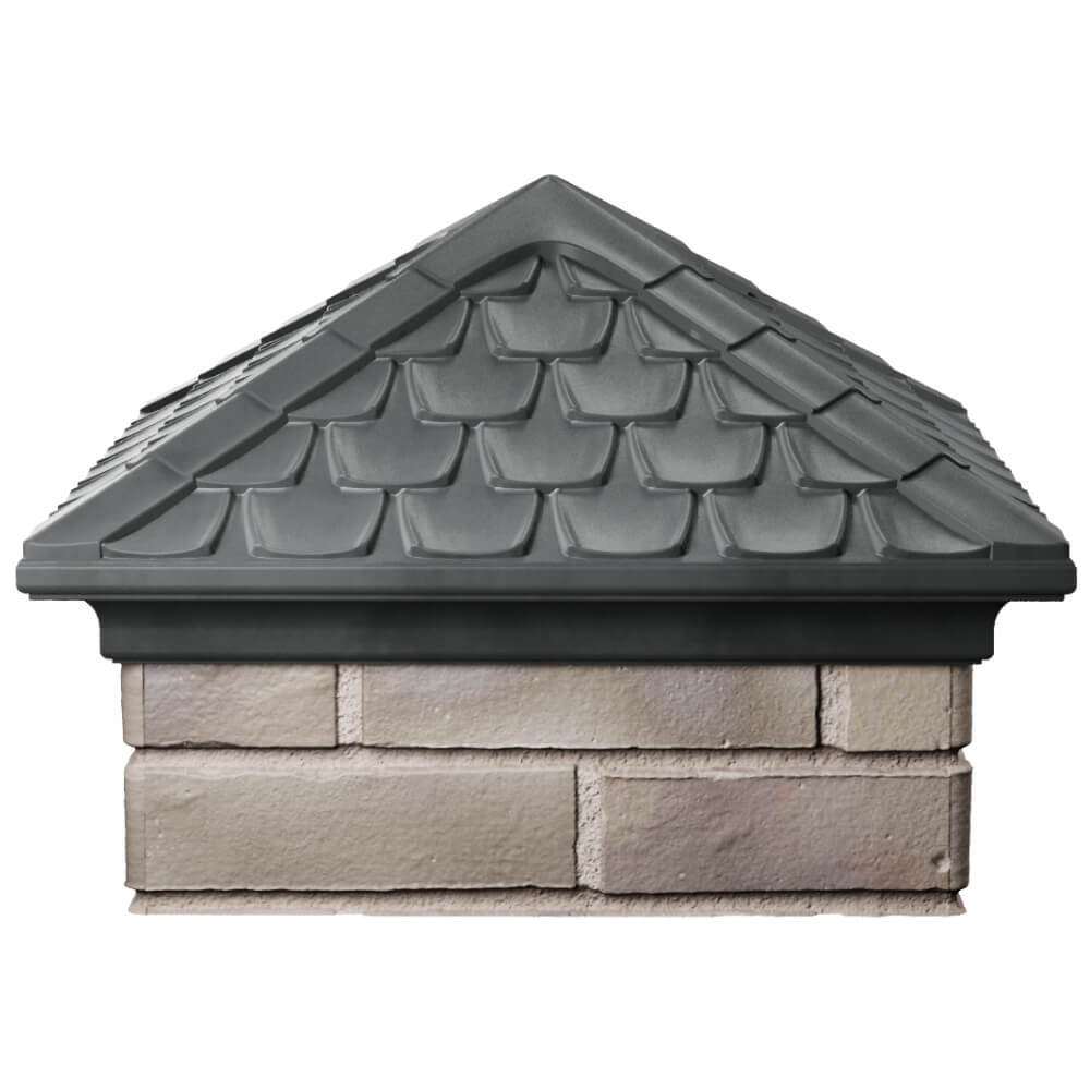 Колпак Zking Эльбрус Серый на столб 1.5х1.5 кирпича (385х385мм) Великий Новгород фото