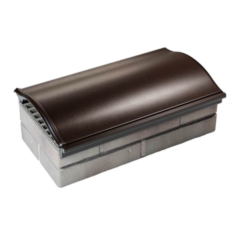 Парапет Zking Монблан Коричневый посадка на 1 кирпич (200/225/255мм) в Великом Новгороде фото