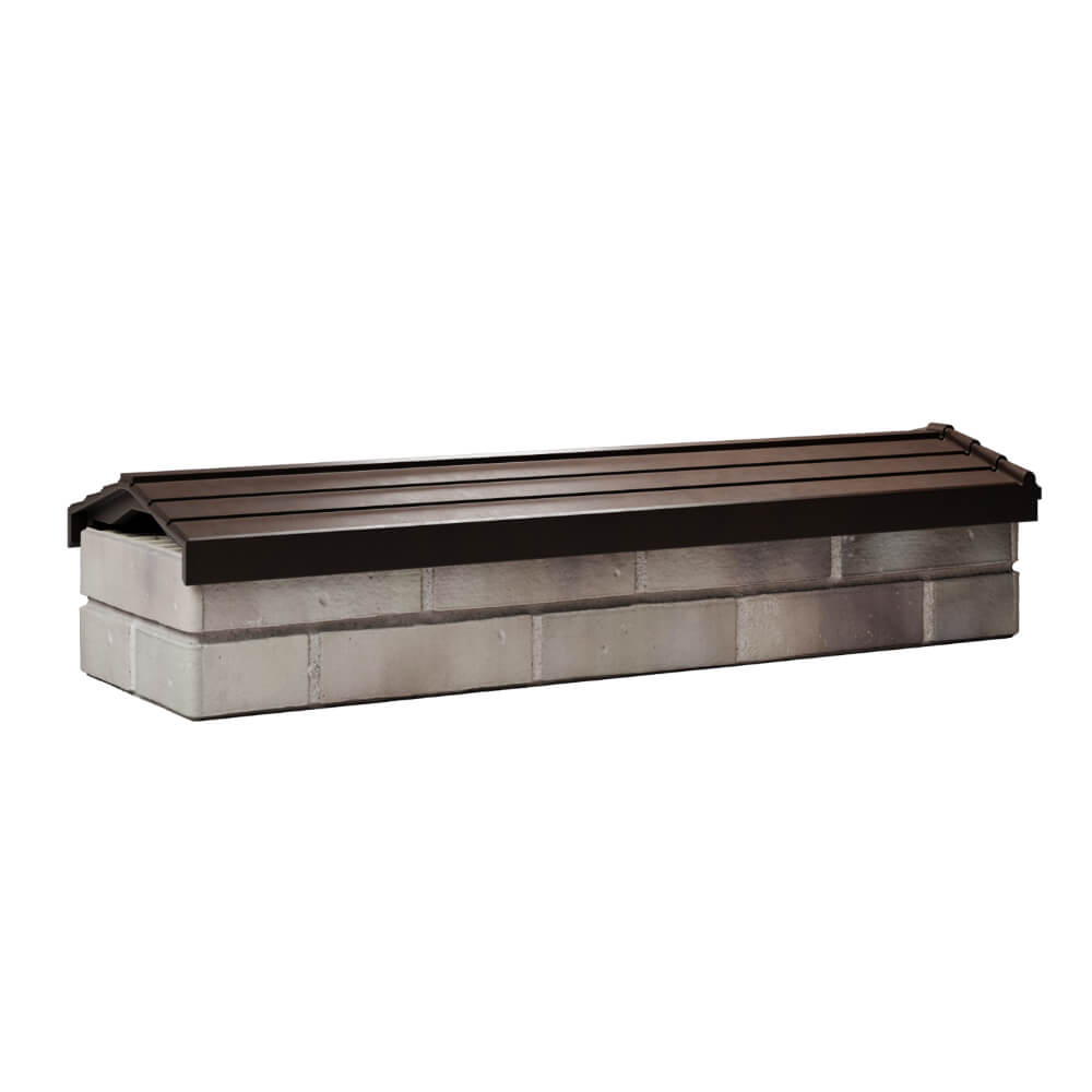 Парапет Zking Бона ХайТек Коричневый посадка на 0.5 кирпича (130мм) Великий Новгород фото