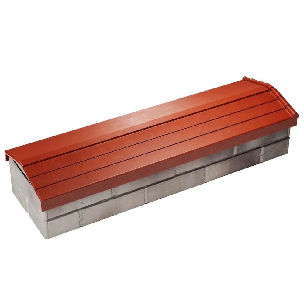 Парапет Zking Бона ХайТек Красный посадка на 0.5 кирпича (130мм) в Великом Новгороде фото