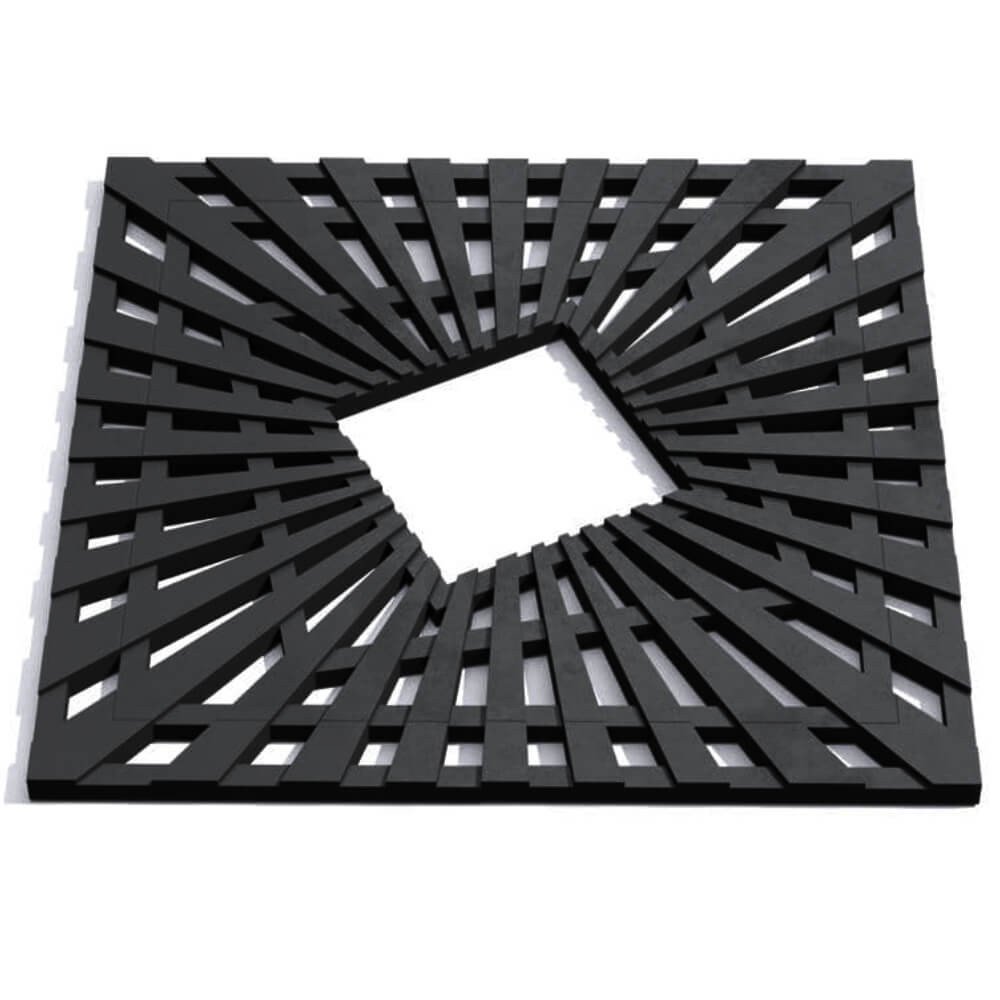 Приствольная решетка для дерева ZKING ATMOSPHERE 1.2х1.2м Черная Великий Новгород фото