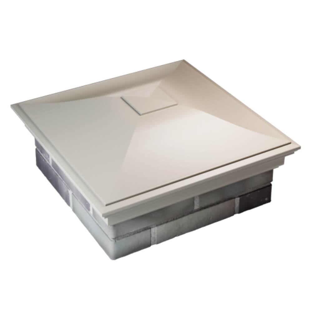 Колпак Zking Монблан Бежевый на столб 2х2 кирпича (515х515мм) Великий Новгород фото