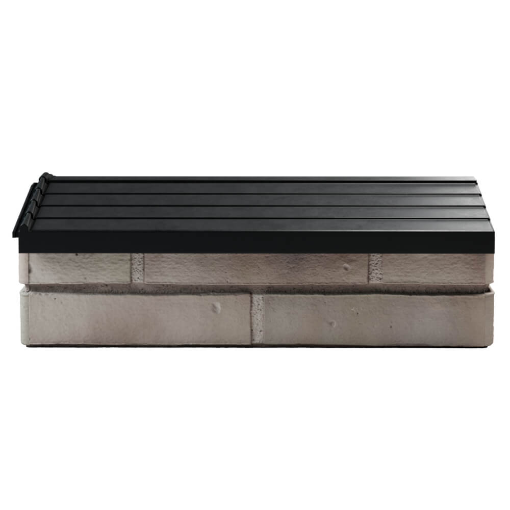 Парапет Zking Бона ХайТек Черный с посадкой на 1 кирпич (200/225/255мм) в Великом Новгороде фото