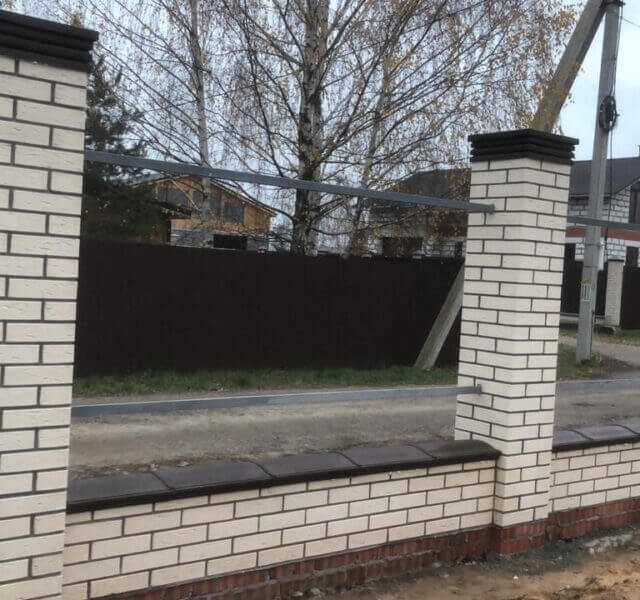 Колпак Zking Бона ХайТек Коричневый на столб 1.5х1.5 кирпича (385х385мм) в Великом Новгороде фото