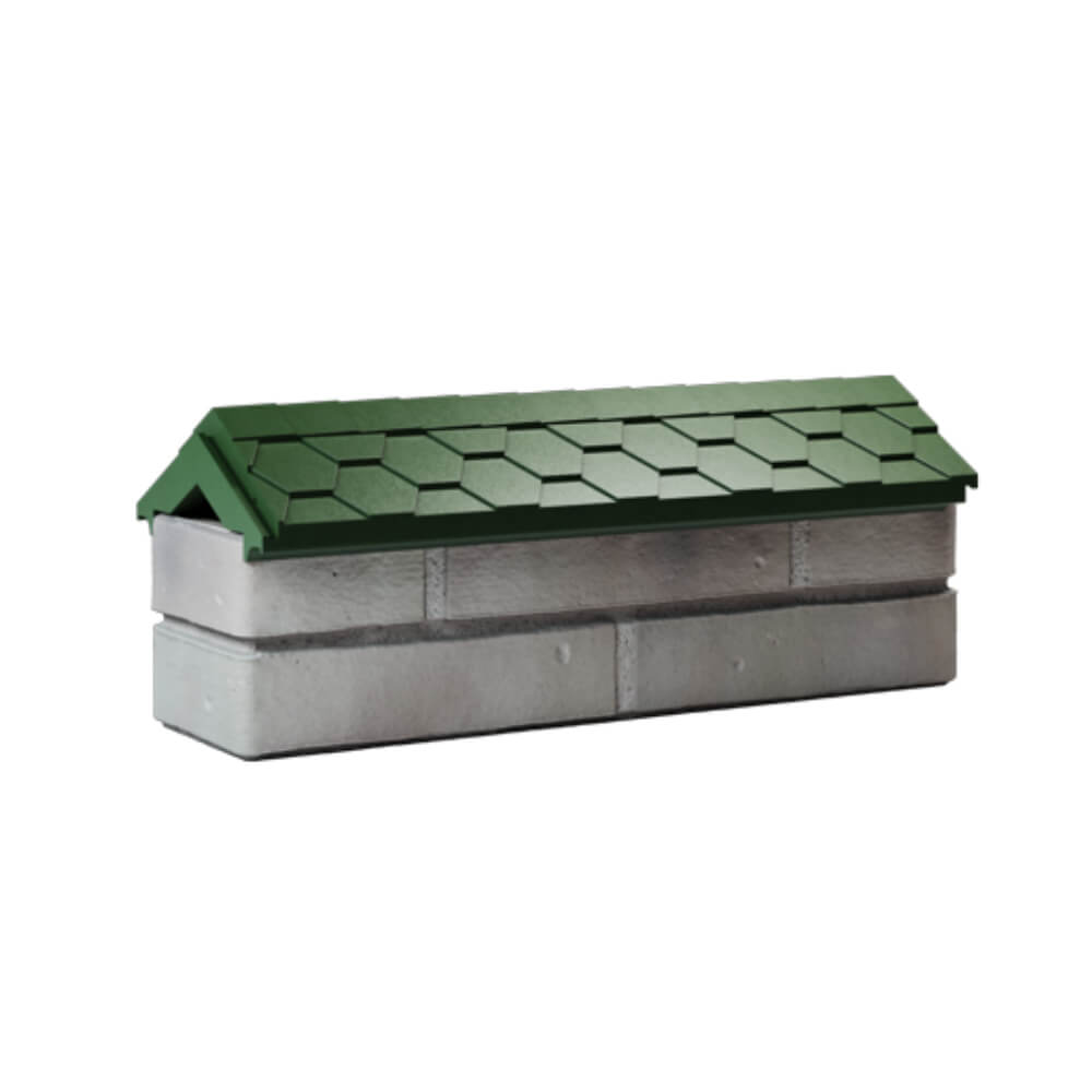 Парапет Zking Эверест Зеленый с посадкой на 0.5 кирпича (130мм) Великий Новгород фото