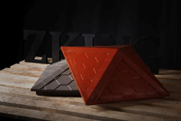 Колпак Zking Эверест Красный на столб 1.5х1.5 кирпича (390х390мм) в Великом Новгороде фото