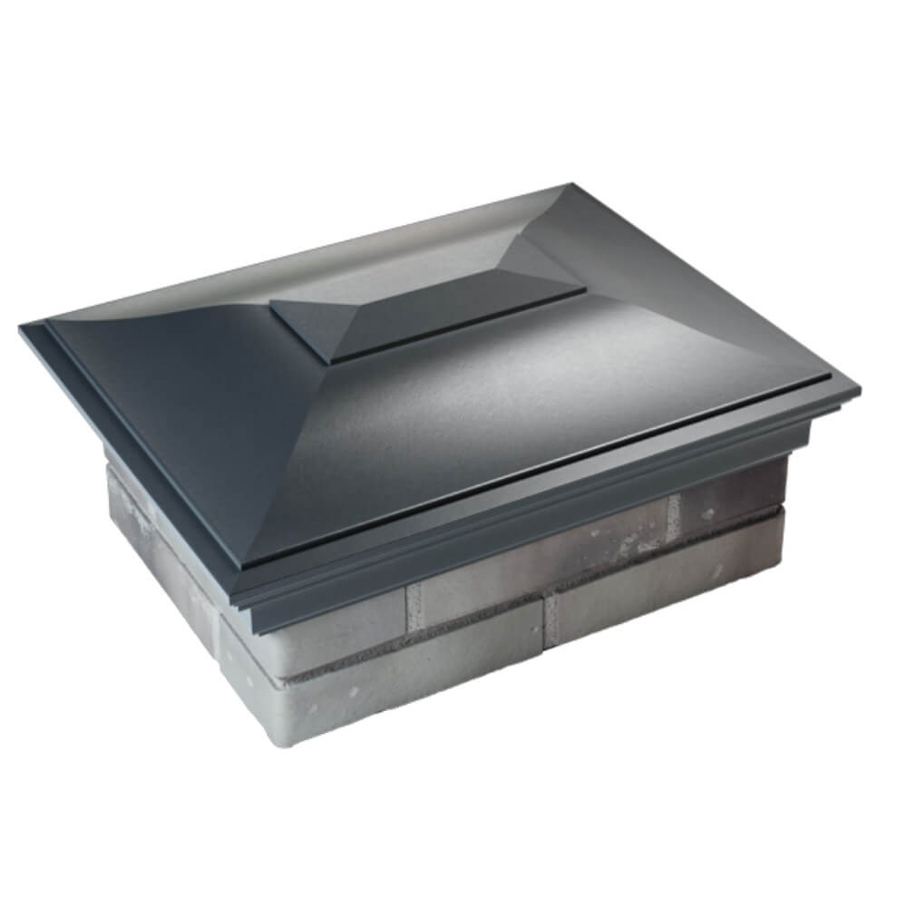 Колпак Zking Монблан Серый на столб 2х1.5 кирпича (515х385мм) Великий Новгород фото