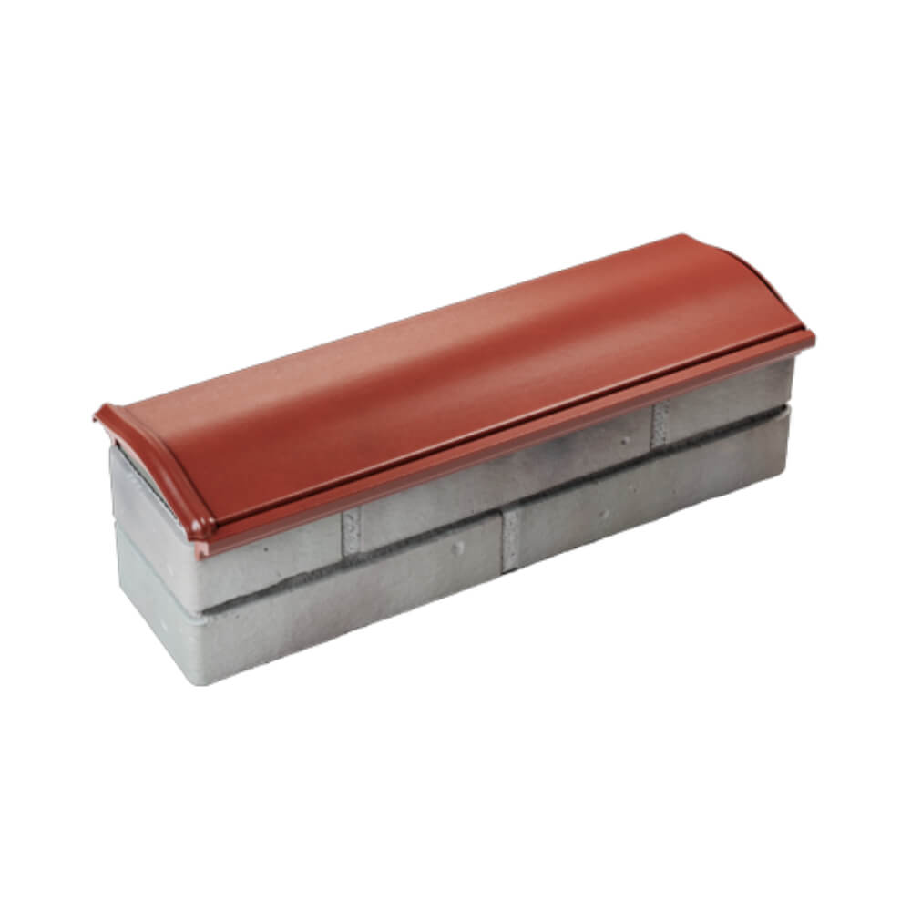 Парапет Zking Монблан Красный посадка на 0.5 кирпича (130мм) в Великом Новгороде фото