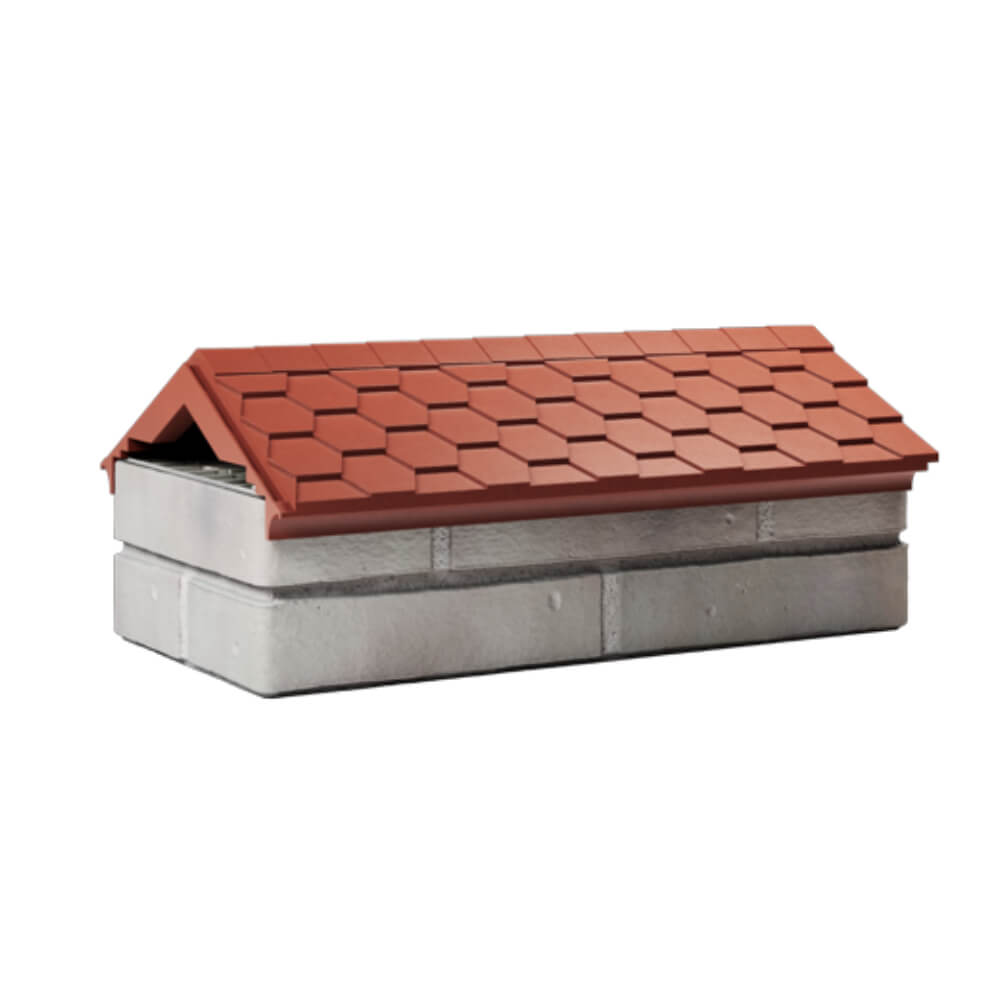 Парапет Zking Эверест Красный с посадкой на 1 кирпич (200/225/255мм) Великий Новгород фото