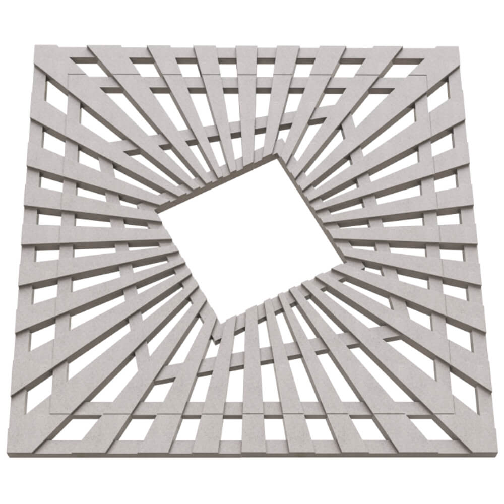 Приствольная решетка для дерева ZKING ATMOSPHERE 1.2х1.2м Бежевая в Великом Новгороде фото