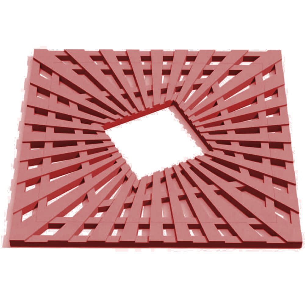 Приствольная решетка для дерева ZKING ATMOSPHERE 1.2х1.2м Красная Великий Новгород фото