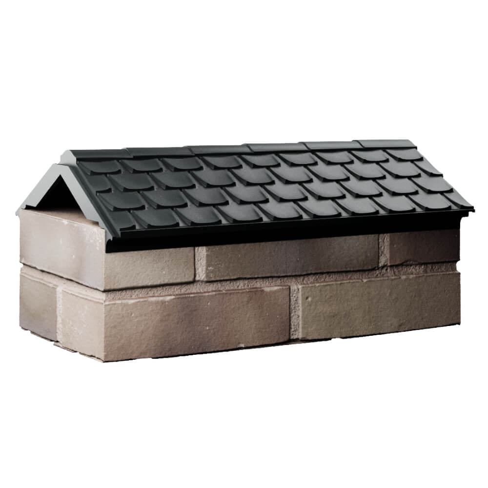 Парапет Zking Эльбрус Черный с посадкой на 1 кирпич (255мм) Великий Новгород фото