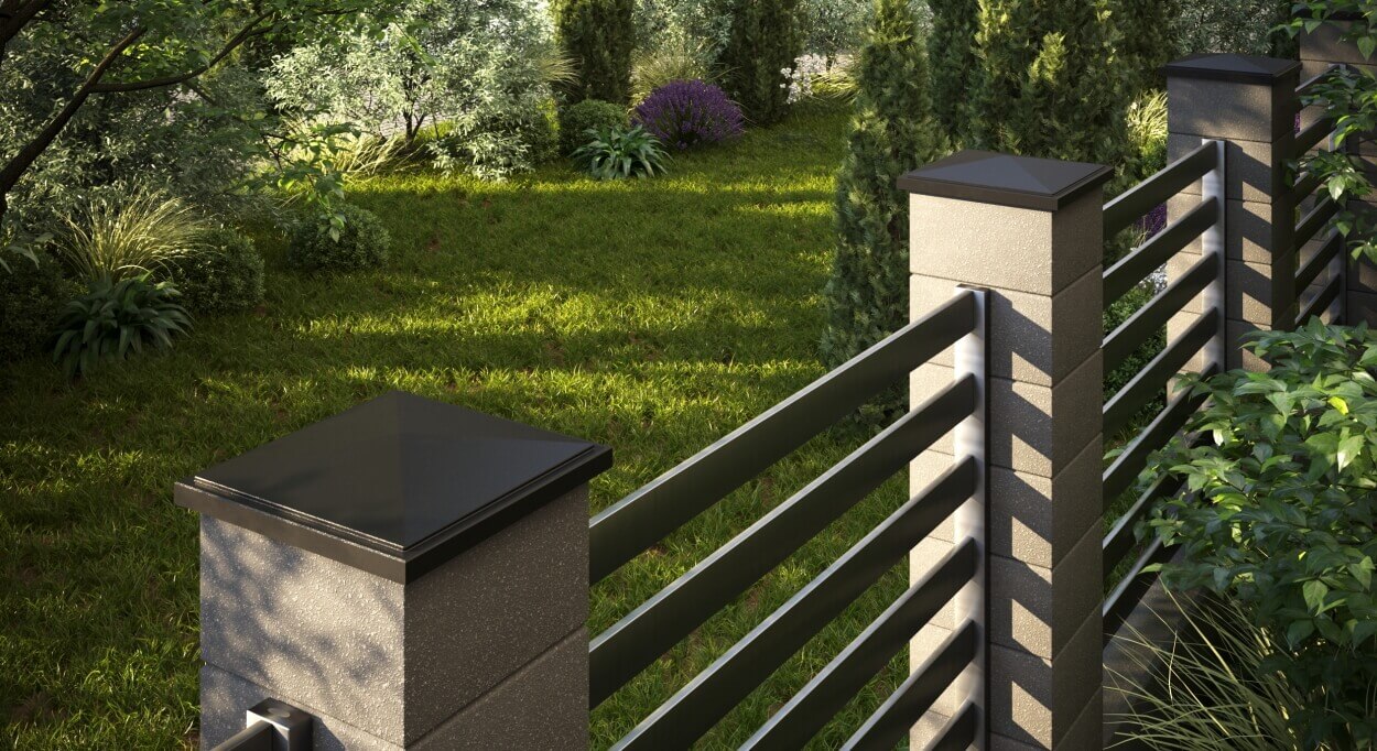 Колпак Zking БонаМоно Коричневый на столб 1.5х1.5 кирпича (385х385, 400х400мм) в Великом Новгороде фото