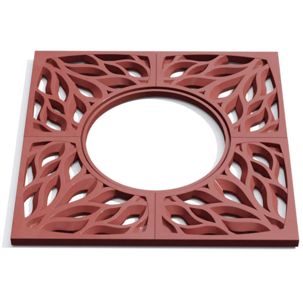 Приствольная решетка для дерева ZKING CRUST 1.2х1.2м Красная Великий Новгород фото